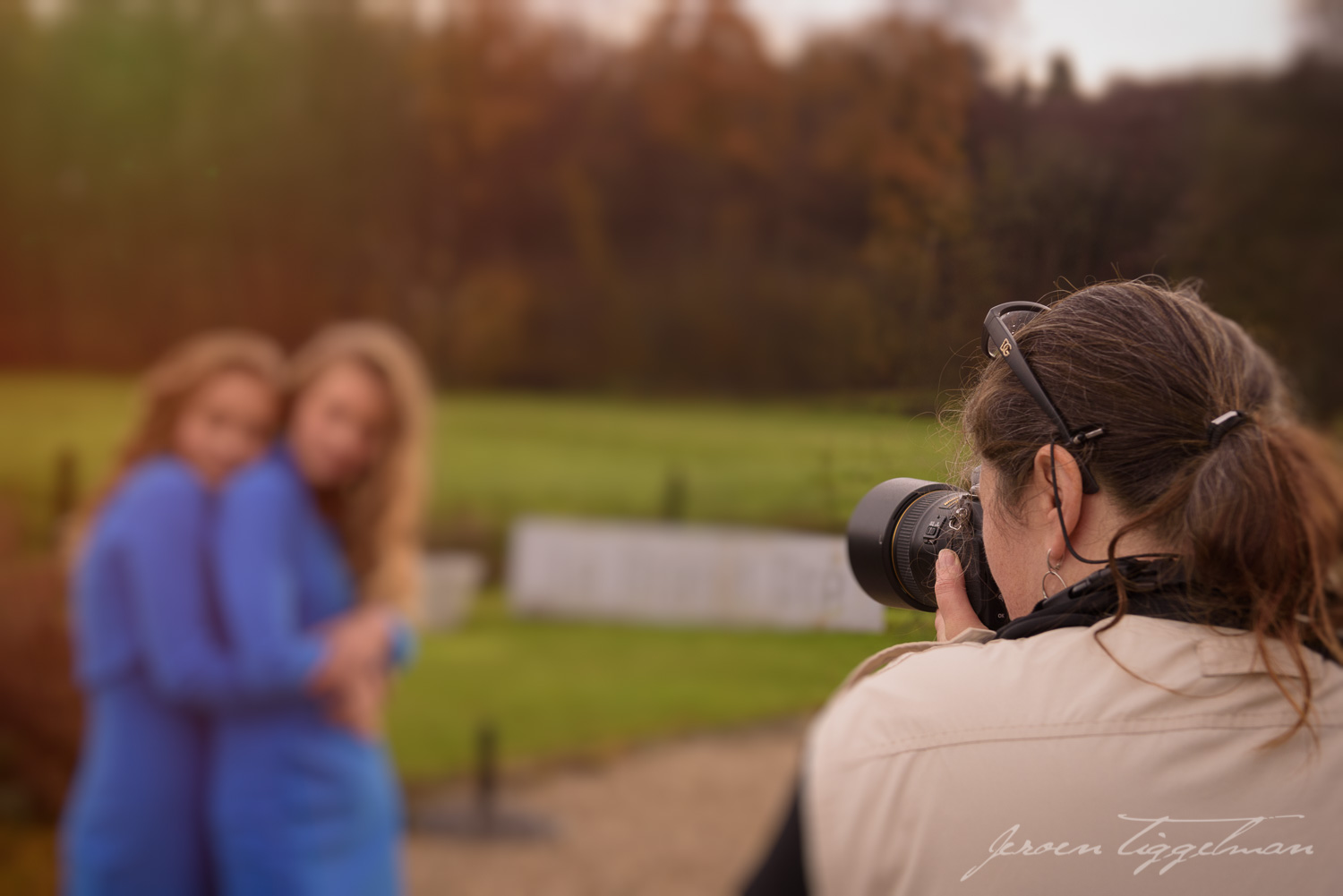 Prise de vue pendant un atelier photo